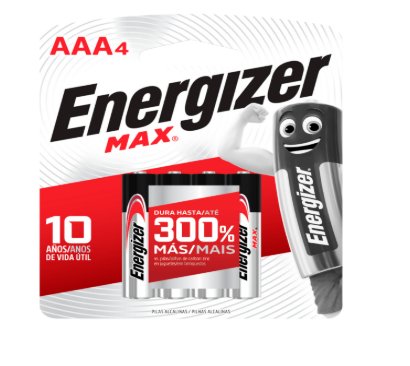 Pila AAA x 4 blíster Energizer Max