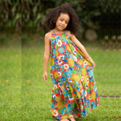 Vestido Longo Azeitona Kids - Verão - comprar online