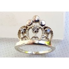 Anel Coroa em Prata 950 - comprar online