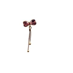 Brinco Laço Rosa Ouro 18k - comprar online