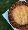 Tarta de coco y dulce de leche