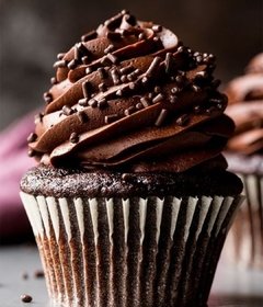 Cupcake de chocolate