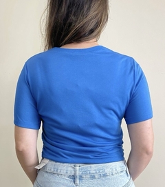 Blusa decote redondo em viscose Ariane - comprar online