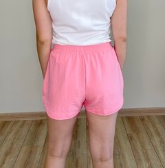 Shorts com elástico estilo esportivo rosê Lyra - comprar online