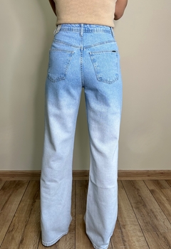 Calça jeans wide leg slim cintura alta Carine - comprar online