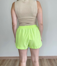 Shorts com elástico creponado Lyra - comprar online