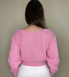 Blusa básica de tricot com trança - comprar online