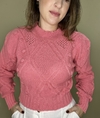 Blusa básica de tricot com detalhes - loja online