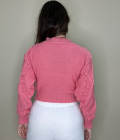 Imagem do Blusa básica de tricot com detalhes
