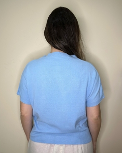 Blusa de modal azul Morgana na internet