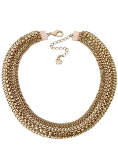 Colar Alba gold - bijuteria premium com várias correntes - comprar online