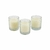 TRIO DE VELAS COM VIDRO DECORADO - comprar online