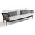 CONJ. 01 SOFA + 02 POLTRONAS CORDA NAUTICA PRETO - comprar online