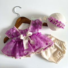 Conjunto Vestido Emily Magenta na internet