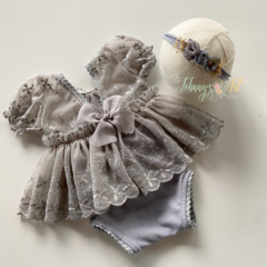 Conj. Vestido Victoria Newborn