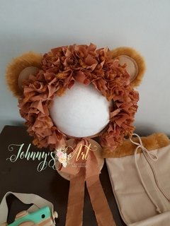 Conj Bonnet Leao - Johnny's Art