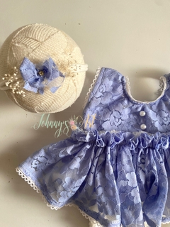 Conj. Renda Azul Newborn - comprar online