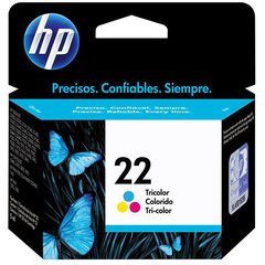 Cartucho HP 22 Colorido Original