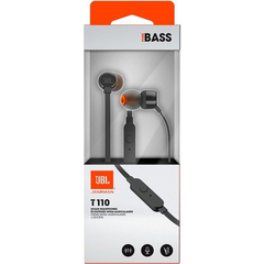 FONE DE OUVIDO IN EAR JBL T110 28910704 PRETO BIVOLT