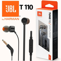 FONE DE OUVIDO IN EAR JBL T110 28910704 PRETO BIVOLT - comprar online