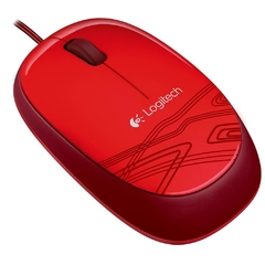 MOUSE OPTICO COM FIO M105 VERMELHO LOGITECH