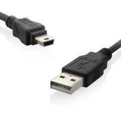 CABO USB AM / MINI 5 PIN 1,5M - PRETO - WI197