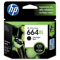 CARTUCHO HP 664XL PRETO - F6V31AB