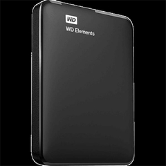 HDD EXTERNO 1 TERA WESTERN DIGITAL PRETO