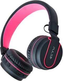 PULSE FONE DE OUVIDO FUN BLUETOOTH SERIES PRETO-ROSA (05)