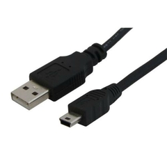 CABO USB AM / MINI 5 PIN 1,5M - PRETO