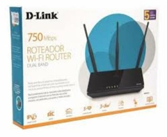 ROTEADOR WIRELESS D-LINK DIR-819, 750MBPS, 3 ANTENAS IEEE 802.11B/G, ANTENA EXTERNA FIXA