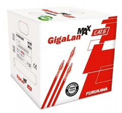 CABO LAN CAT 6 GIGALAN/FURUKAWA U/UTP VERME