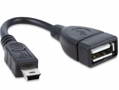 CABO ADAP MINI USB V3 MACHO X USB FEMEA 15CM