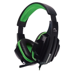 FONE DE OUVIDO HEADSET GAMER P2/CABO NYLON VERDE (05)