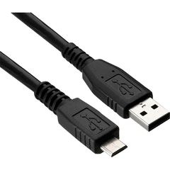 CABO USB AM/MICRO USB 5 PINOS 0,90M PRETO