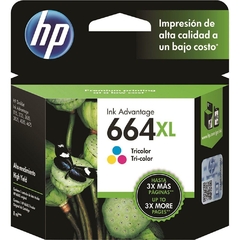 CARTUCHO HP 664XL F6V30AB TRICOLOR