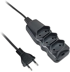 EXTENSAO ELETRICA 3 TOMADAS 2P, CABO 3M