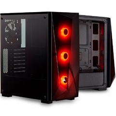 GABINETE GAMER CC-9011166-WW CARBIDE SERIES SPEC DELTA COM 03 FANS RGB