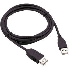 CABO EXTENSOR USB 2.0 AM/AF 2,00M PRETO FILTRO