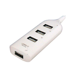 HUB USB 4 PORTAS 2.0 BARRA BRANCO