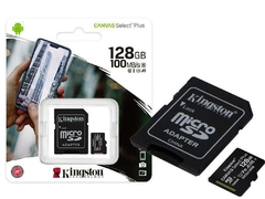 CARTÃO DE MEMÓRIA CLASSE 10 SDCS2-128GB MICRO SDXC 128GB 100R-85W UHS-I CANVAS SELECT PLUS