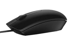 MOUSE OPTICO MS116, CONEXAO USB, PRETO, COM FIO