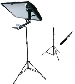 TELEPROMPTER COM TRIPÉ PARA MONITOR ATÉ 19 POLEGADAS OU IPAD