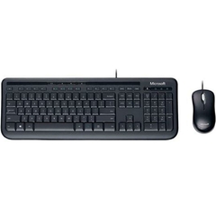 KIT TECLADO E MOUSE COM FIO DESKTOP 600 USB PRETO - MICROSOFT