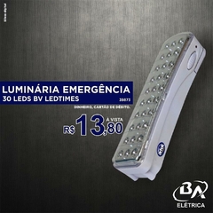 *LUMINARIA DE EMERGENCIA 30 LEDTIMES