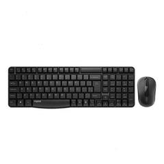 KIT TECLADO E MOUSE SEM FIO 2.4 GHZ BLACK - RAPOO