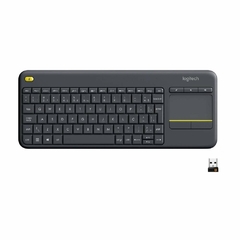 TECLADO SEM FIO COM TOUCHPAD LOGITECH K400 PLUS CINZA