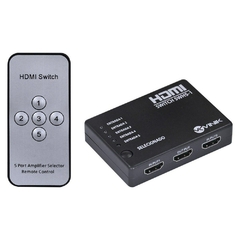 SWITCH HDMI 5 EM 1 C/ CTRL REMOTO