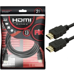 CABO HDMI PIX 2M 2.0 4K 19 PINOS