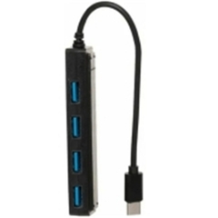 HUB USB 4 PORTAS SAIDA TIPO C